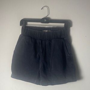 Topshop Charcoal Jean Shorts